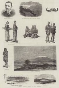 Spedizione della Royal Geographical Society in Africa orientale (incisione) da English School