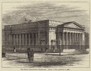 La Royal Institution, Edimburgo (incisione)