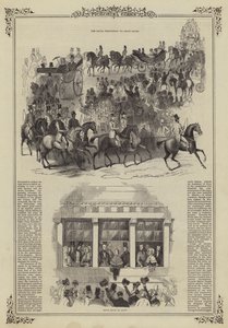 La processione reale alle corse di Ascot da English School