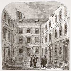 La casa della Royal Society a Crane Court da English School