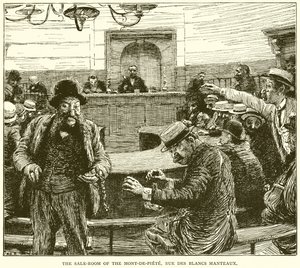Sala delle vendite del Mont-de-Piété, Rue des Blancs Manteaux da English School