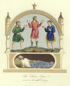 La tunica sassone come indossata nell