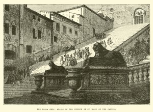 La Scala Coeli, scale della Chiesa di Santa Maria del Campidoglio da English School