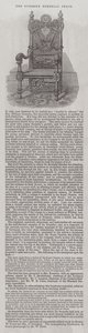 La Sedia Memoriale di Scoresby (incisione) da English School