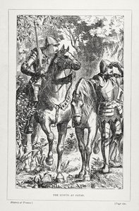 Gli esploratori a Patay, da La storia della Francia, di Emile de Bonnechose, pubblicato da Ward, Lock and Co, Londra da English School