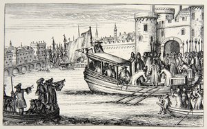 I Sette Vescovi che tornano dalla Torre, 1688 da English School