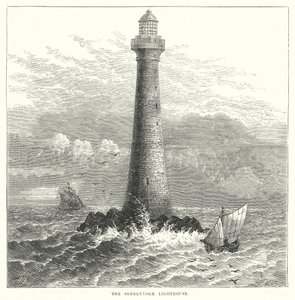 Il faro di Skerryvore (incisione) da English School