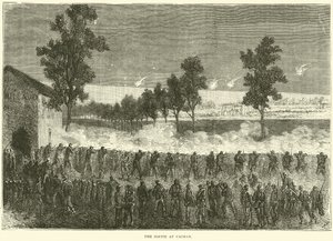 La sortita a Cachan, ottobre 1870 da English School
