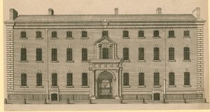 La South Sea House in Threadneedle Street, Londra da English School
