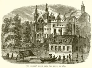 La Casa del Presidente dal Fiume, nel 1830