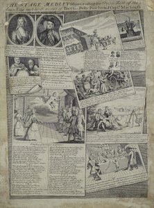 Il Medley del palcoscenico che rappresenta il gusto raffinato della città e i meriti incomparabili del poeta G., Polly Peachum e Capitano Macheath, c.1728 da English School