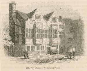 La Camera Stellata, Palazzo di Westminster, Londra da English School
