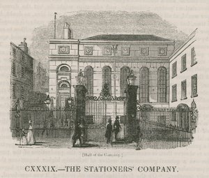 La compagnia degli Stationers: Sala della compagnia