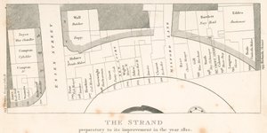 The Strand, Londra, prima del suo miglioramento nell