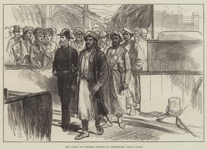 Il sultano di Zanzibar sbarca alle scale del Palazzo di Westminster