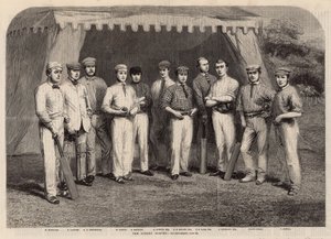 La squadra di cricket del Surrey Eleven da English School