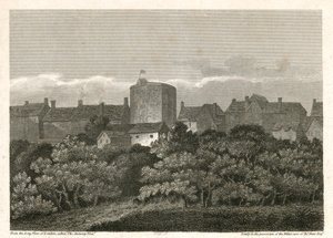 Il Teatro del Cigno a Bankside come appariva nel 1614 da English School