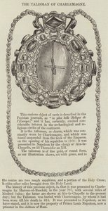 Il talismano di Carlo Magno (incisione) da English School