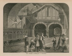 Il Tunnel del Tamigi come ferrovia da English School