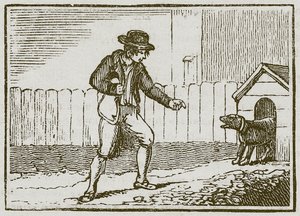 Il ladro e il cane (incisione) da English School