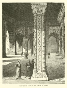 La Sala del Trono nel Palazzo di Delhi