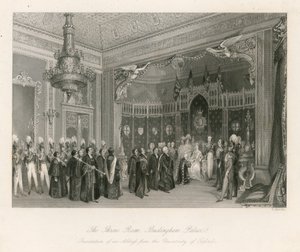 La Sala del Trono, Buckingham Palace da English School