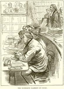 Il pretendente Tichborne in tribunale da English School