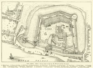 La Torre, da un rilievo fatto nel 1597 da W Haiward e J Gascoyne da English School