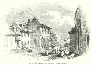 Il municipio, Plympton High Street (incisione)