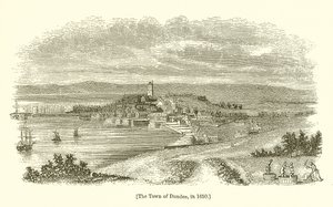 La città di Dundee, nel 1650 da English School