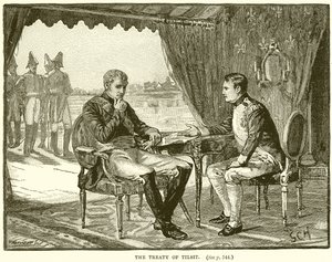 Il trattato di Tilsit da English School