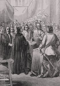 Il trattato di Westfalia, da La storia della Francia, di Emile de Bonnechose, pubblicato da Ward, Lock and Co, Londra da English School