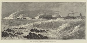 Le acque agitate del porto di Peterhead