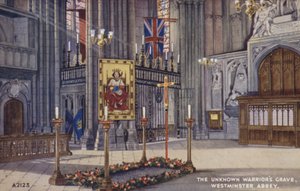 La tomba del guerriero sconosciuto, Abbazia di Westminster