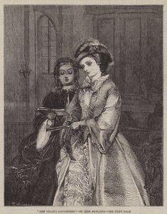 Le figlie del vicario (incisione) da English School