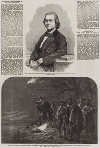 La guerra in America (incisione) da English School