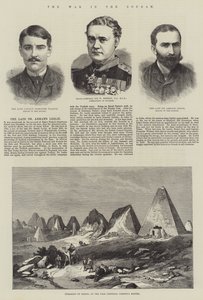 La guerra nel Sudan (incisione) da English School