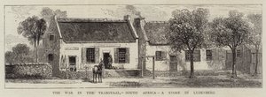 La guerra nel Transvaal, Sud Africa, un negozio a Lydenberg da English School