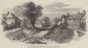 Lo sciopero dei lavoratori agricoli del Warwickshire, Stoneleigh (incisione) da English School