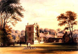 La Torre Occidentale, Cotehele House, c.1830-40 da English School