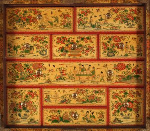 Il Cabinet di Witcombe, c.1697 da English School