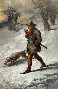 Il boscaiolo e il suo cane da English School