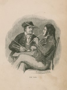 Il filato; illustrazione da Poor Jack di Frederick Marryat da English School