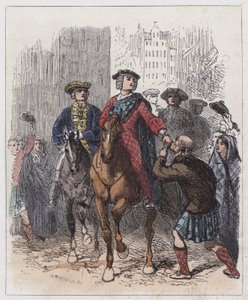 Il giovane cavaliere che entra a Edimburgo