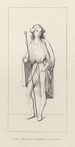 Il giovane Raffaello come San Rocco da English School
