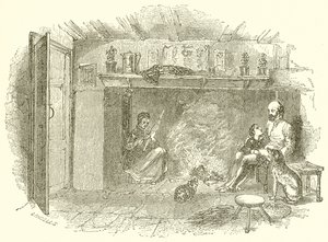 Il giovane Shakespeare e suo padre da English School