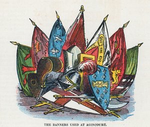 Gli stendardi usati ad Agincourt