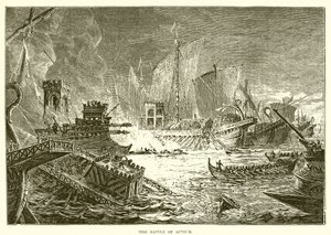 La battaglia di Azio da English School