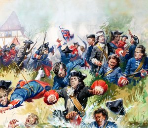 La battaglia di Blenheim da English School