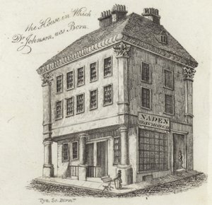 Il luogo di nascita del Dr Samuel Johnson da English School